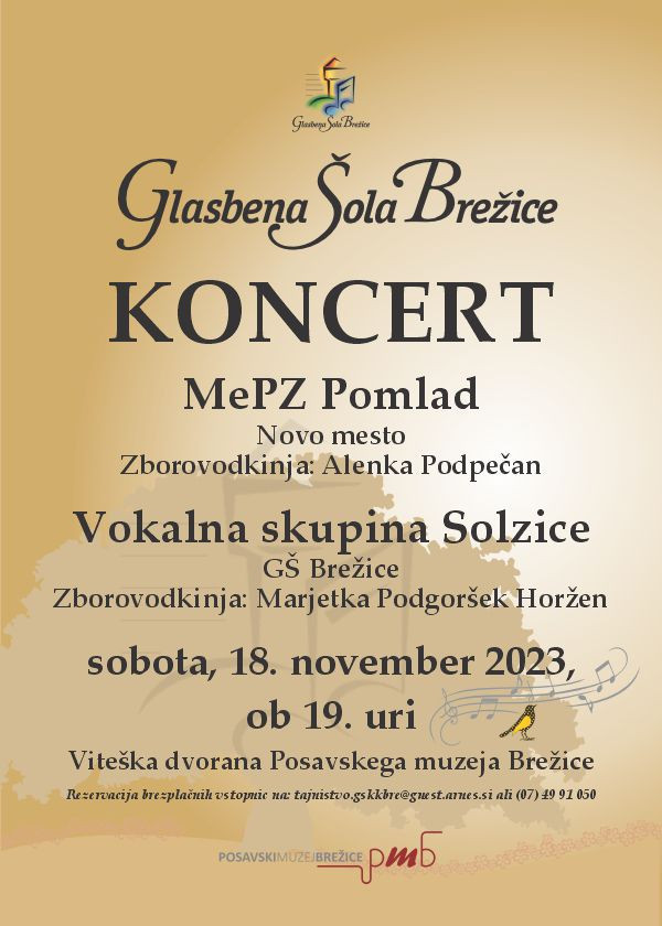 Koncert MePZ Pomlad