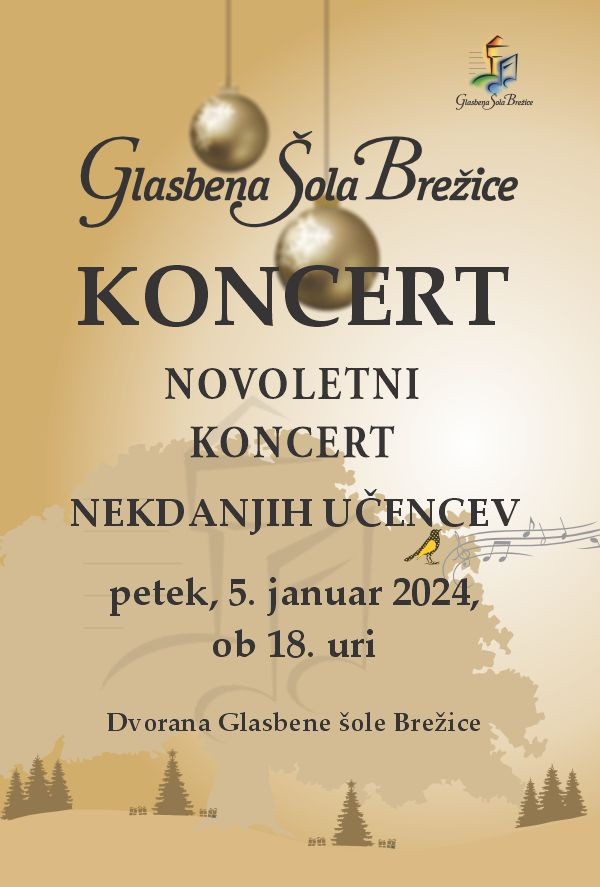 Koncert nekdanjih učencev Glasbene šole Brežice