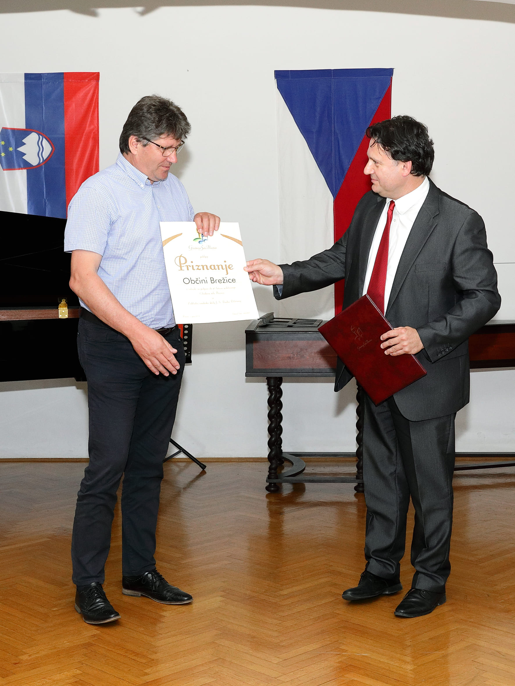 Koncert ob 20 letnici sodelovanja prijateljskih šol GŠ Brežice in ZUŠ Dobřany