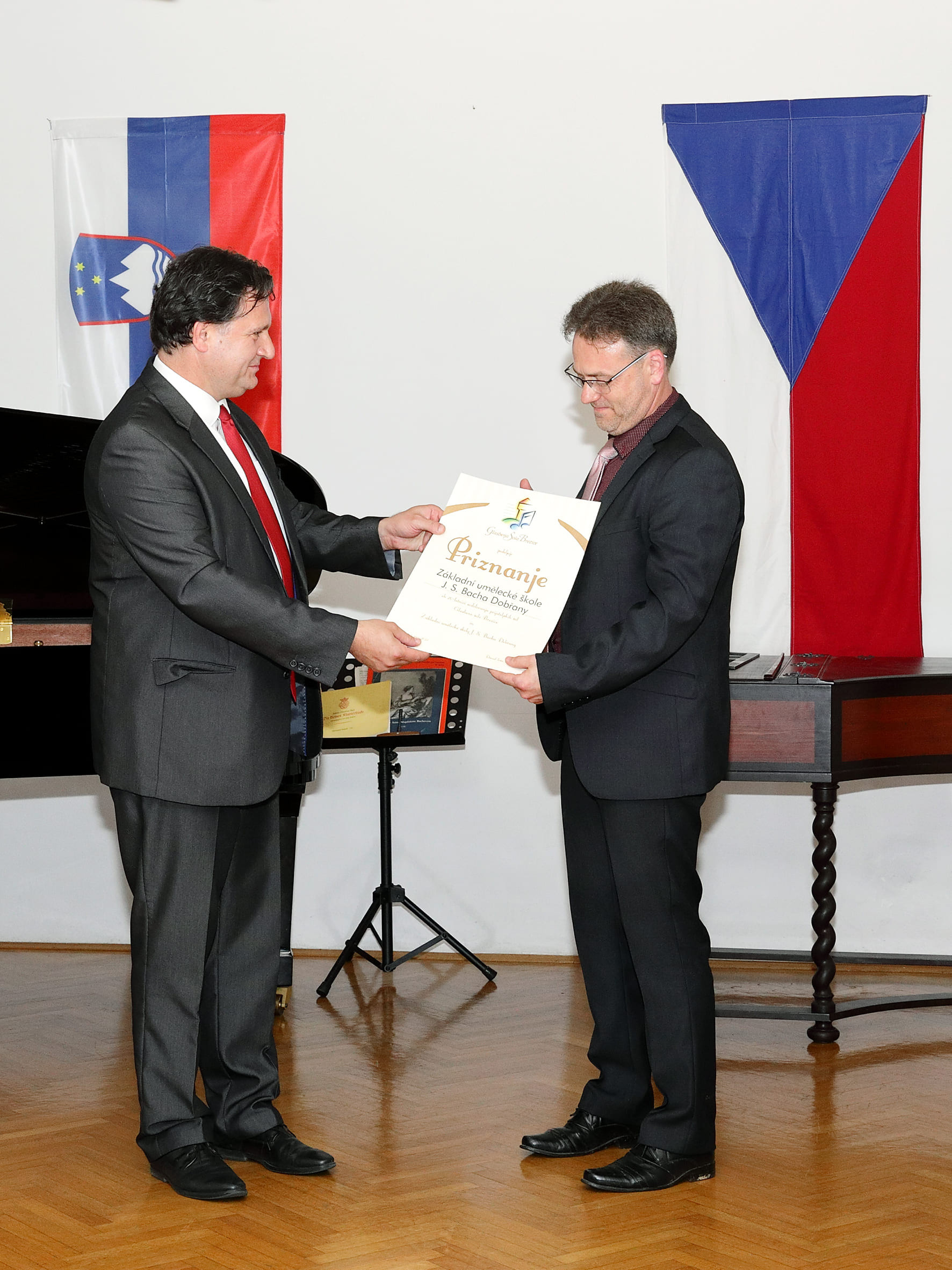 Koncert ob 20 letnici sodelovanja prijateljskih šol GŠ Brežice in ZUŠ Dobřany