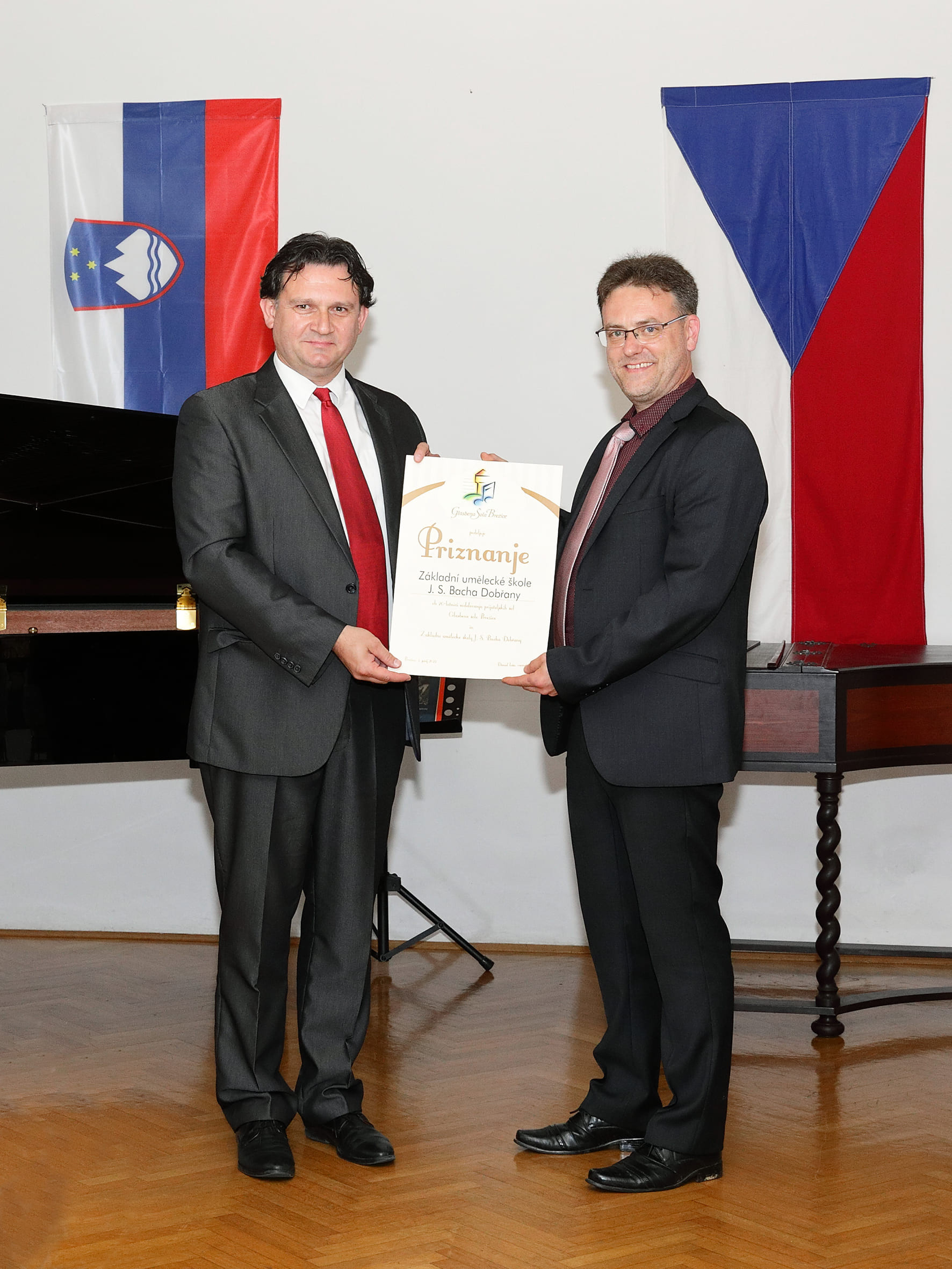 Koncert ob 20 letnici sodelovanja prijateljskih šol GŠ Brežice in ZUŠ Dobřany