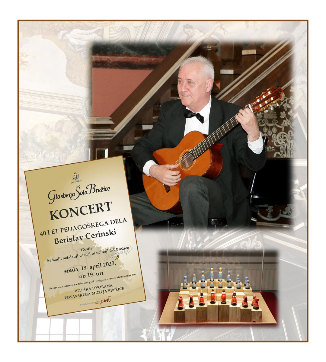 Koncert ob 40 letnici pedagoškega dela Berislava Cerinskega