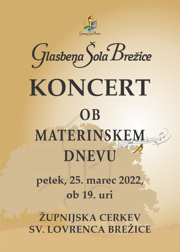 Koncert ob materinskem dnevu 2022