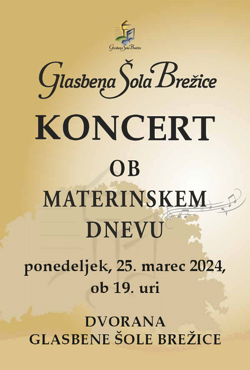 Koncert ob materinskem dnevu
