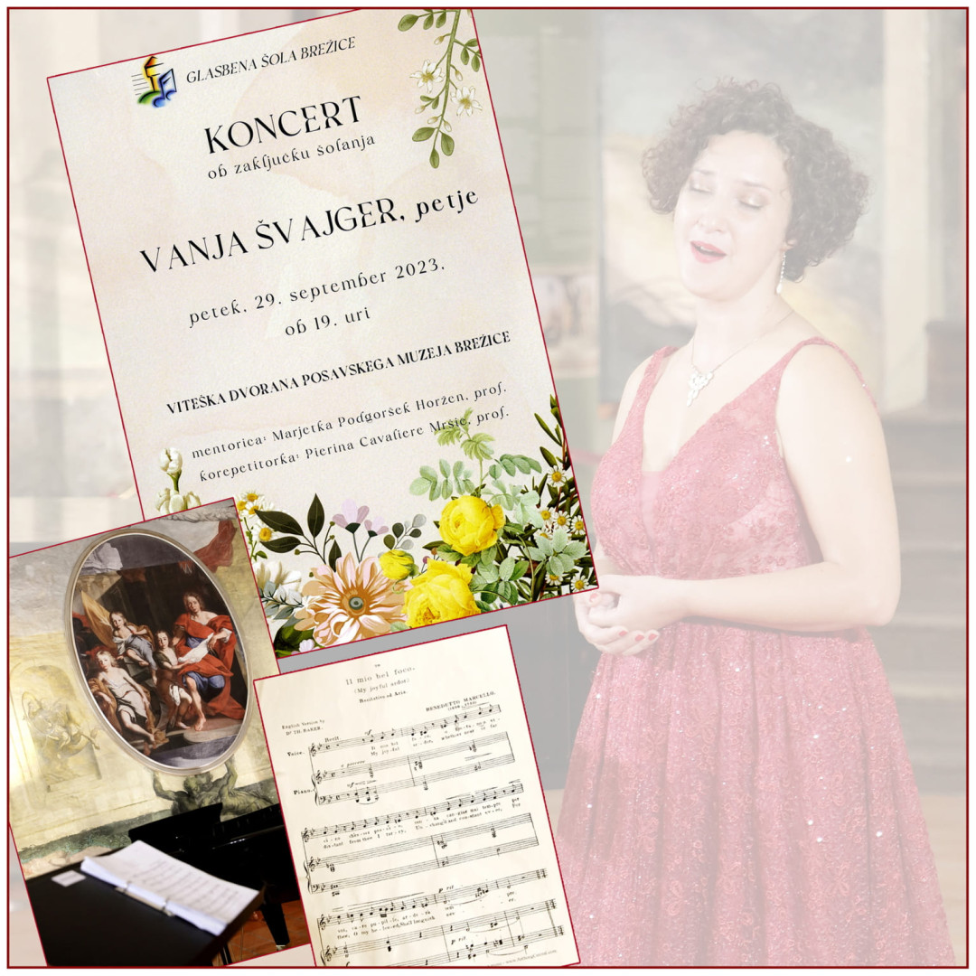 Koncert ob zaključku šolanja Vanje Švajger