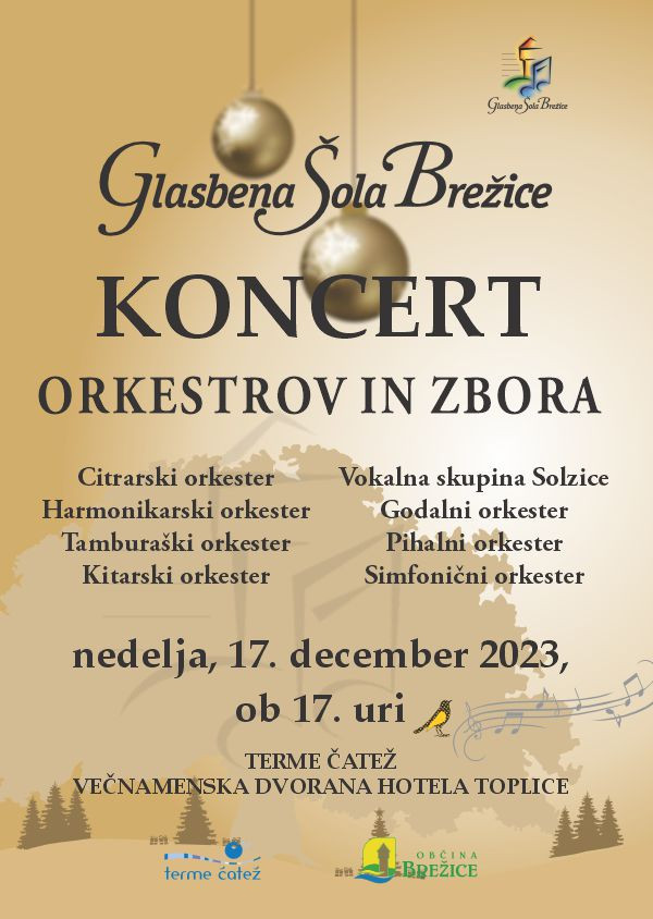 Koncert orkestrov in zbora