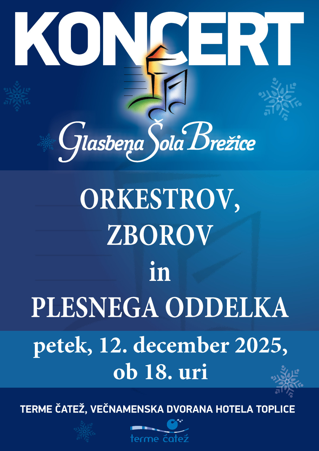 Koncert orkestrov in zborov 2025