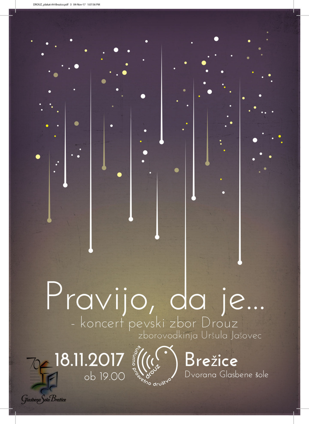 Koncert pevski zbor Drouz