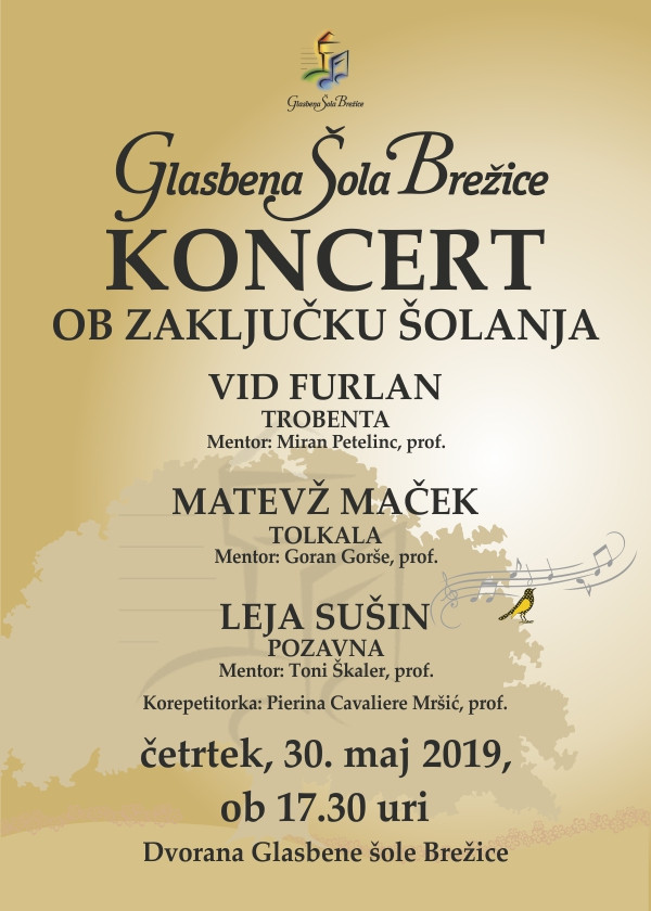 Koncert Vid Furlan - Trobenta, Matevž Maček - tolkala, Leja Sušin - pozavna
