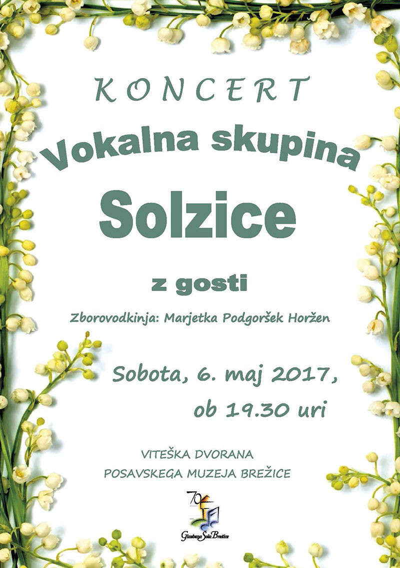 Koncert vokalne skupine Solzice z gosti