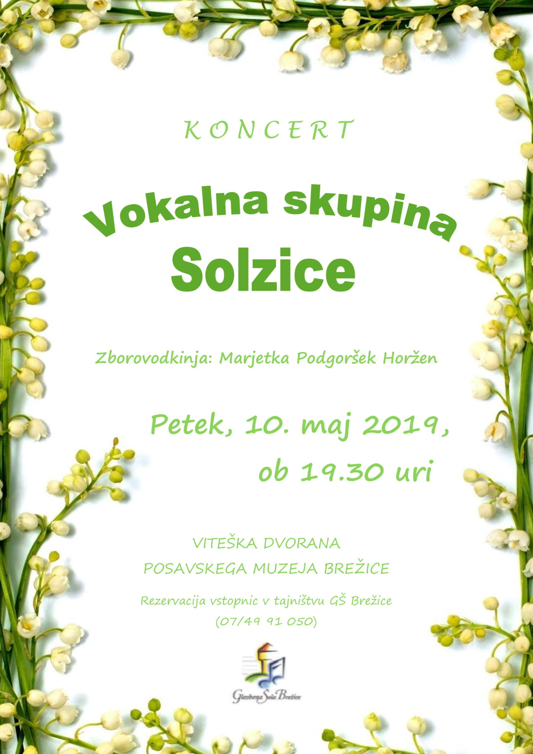 Koncert vokalne skupine Solzice