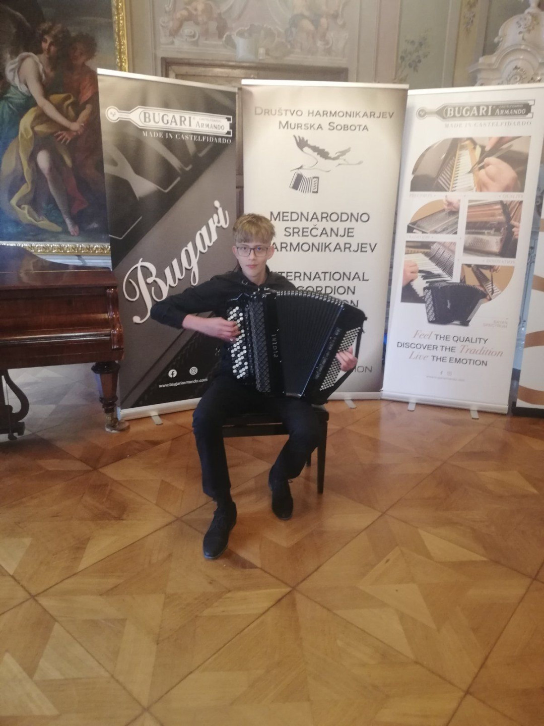 Mednarodnem srečanju harmonikarjev v Murski Soboti