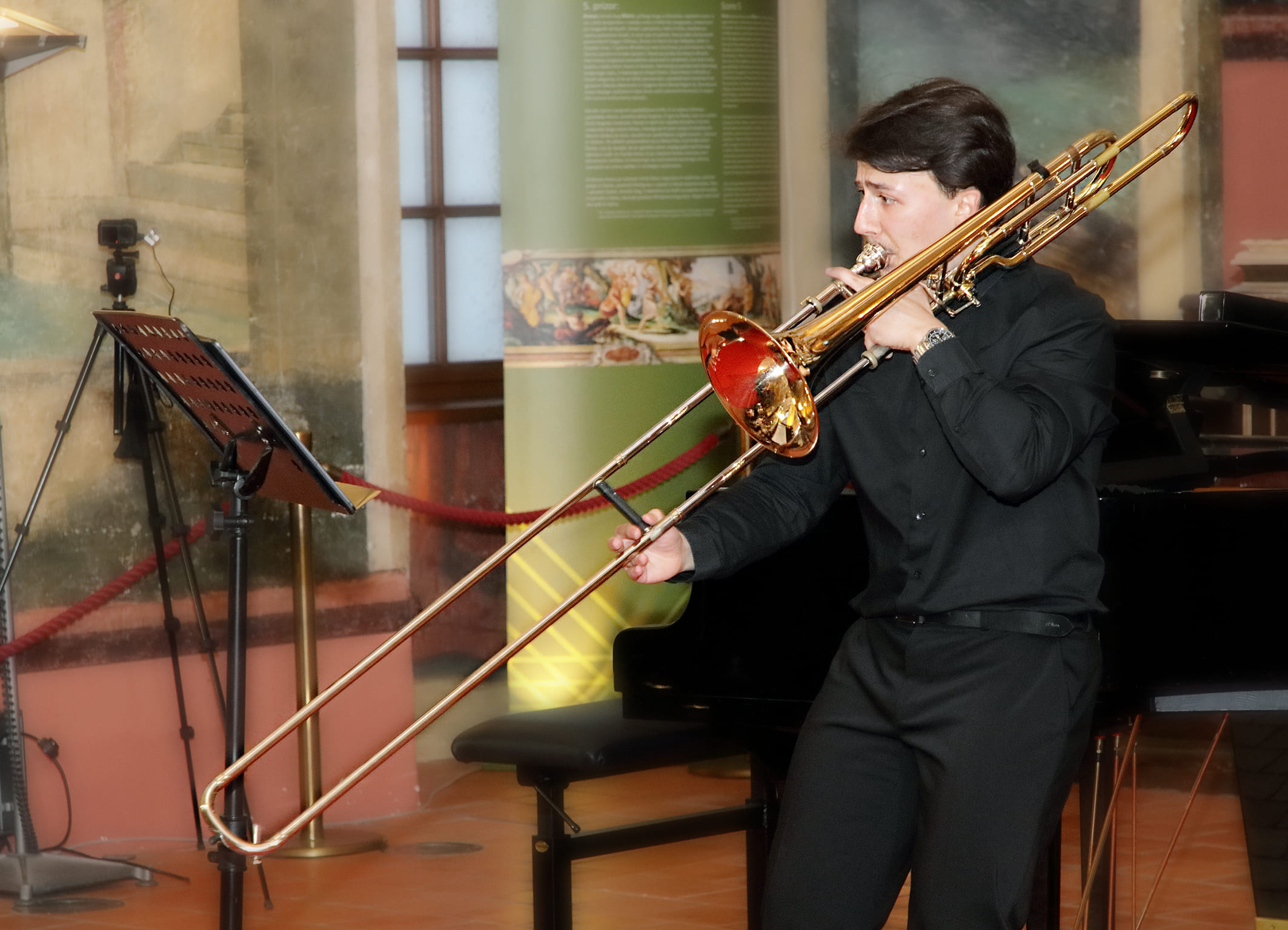 Predmaturitetni recital pozavnista Antona Ajstra