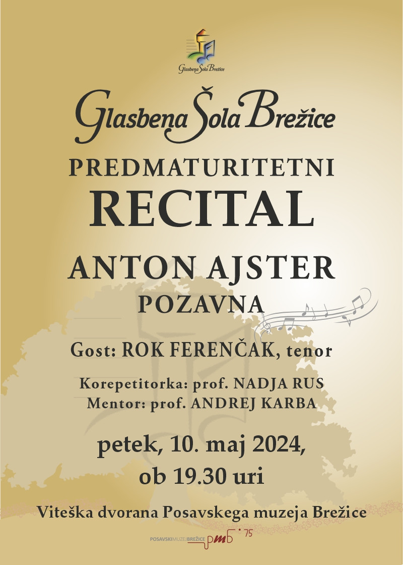 Predmaturitetni recital pozavnista Antona Ajstra