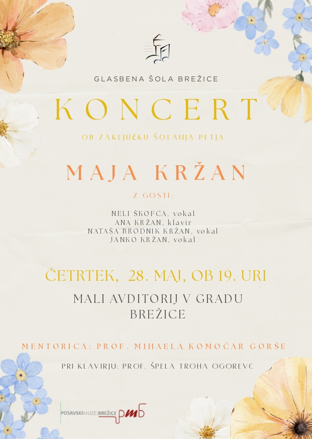 Zaključni koncert Maje Kržan