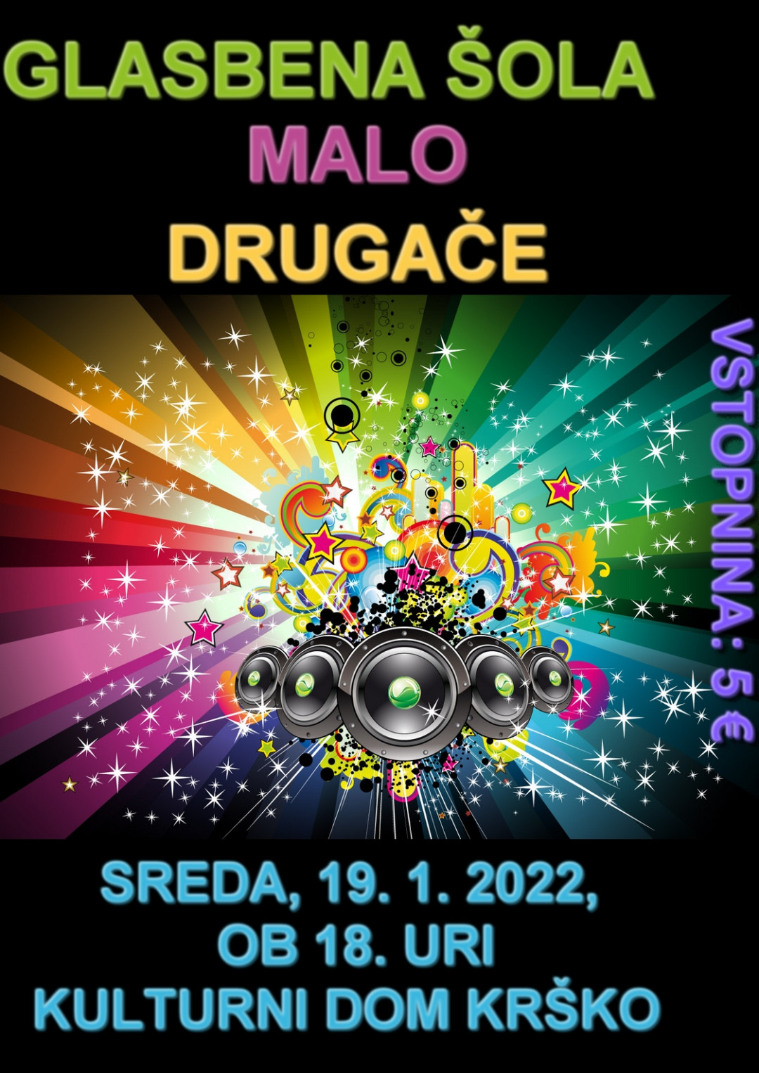 Glasbena šola malo drugače - vabilo