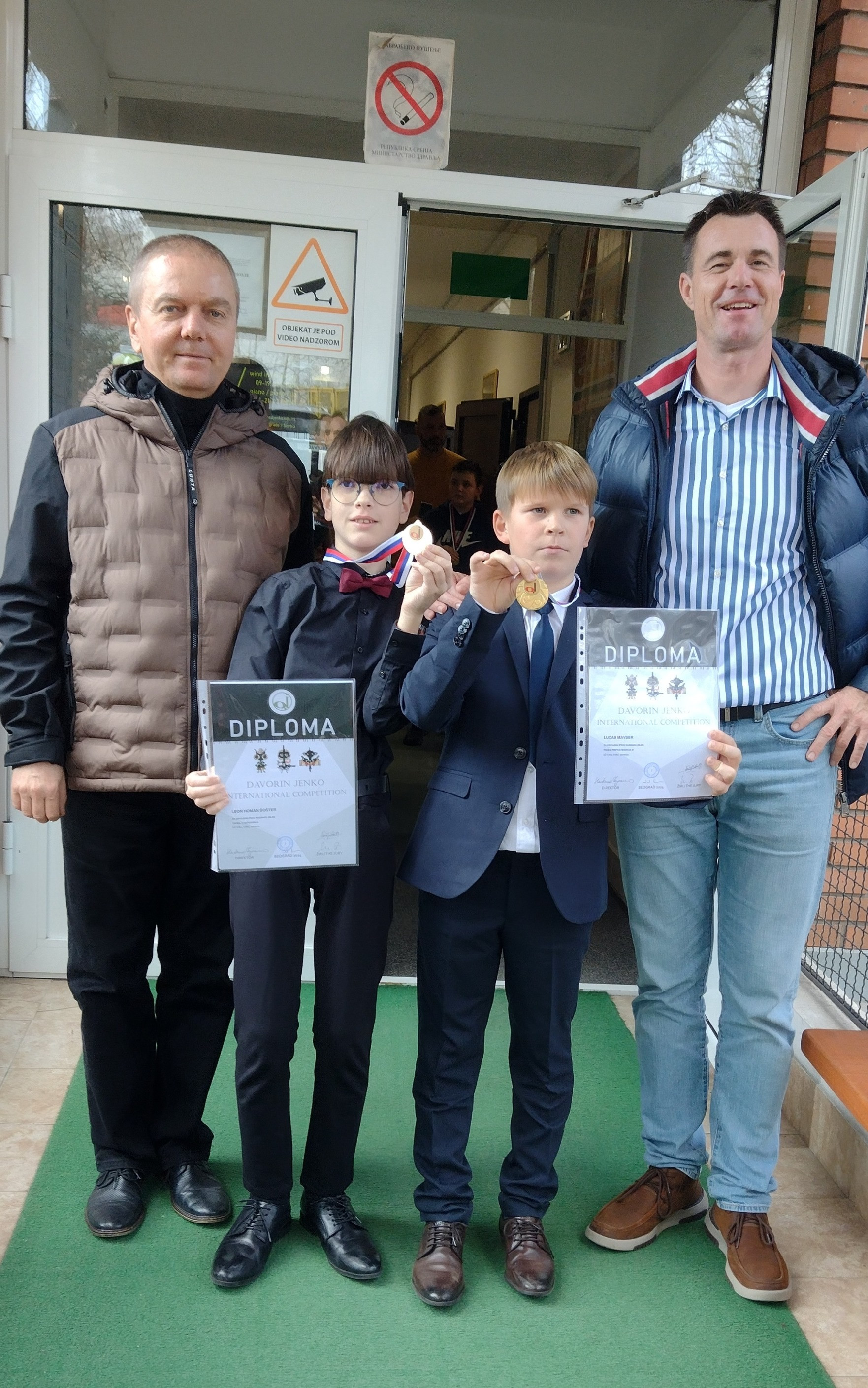 Izjemen uspeh učencev Glasbene šole Krško na XXI. mednarodnem tekmovanju Davorin Jenko v Beogradu