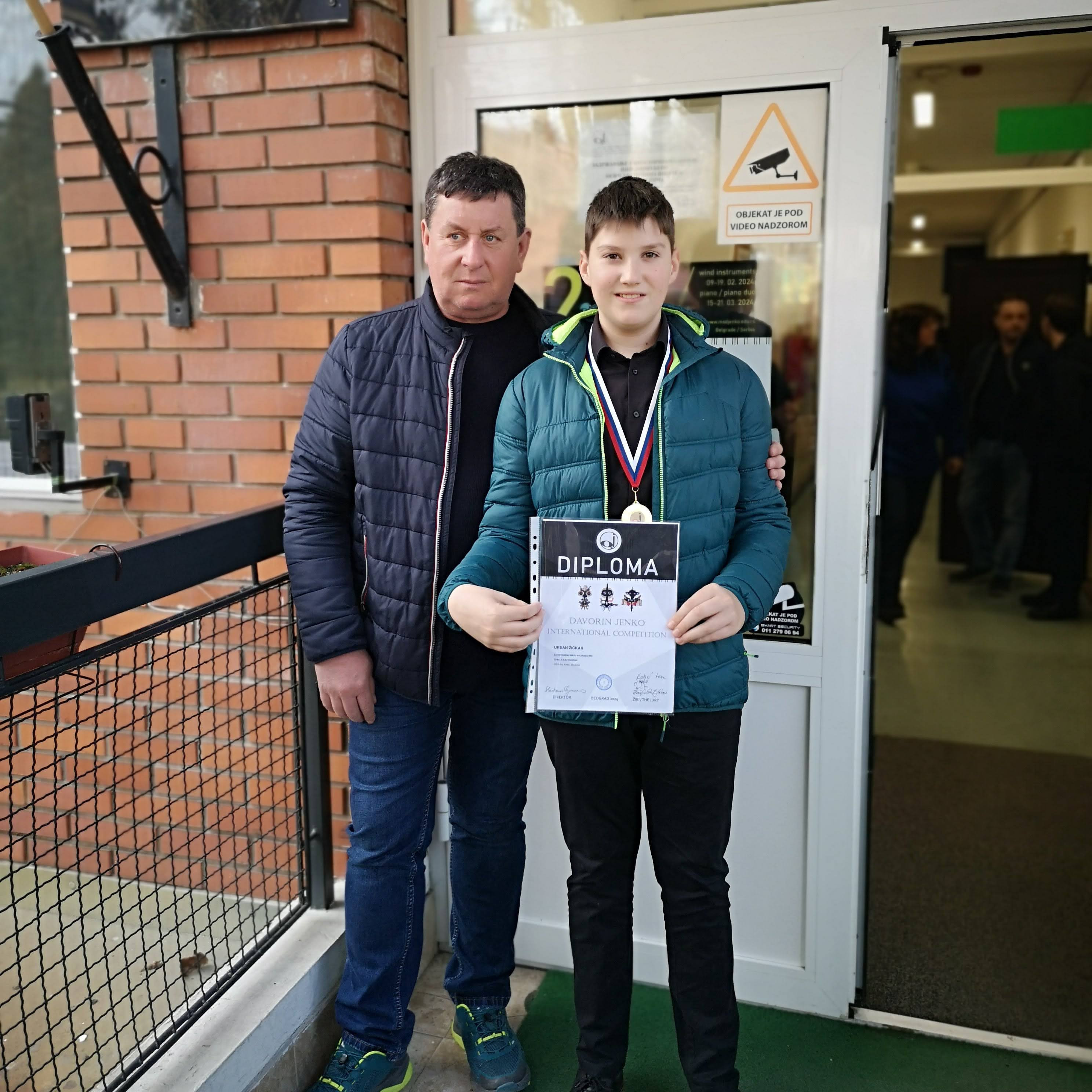 Izjemen uspeh učencev Glasbene šole Krško na XXI. mednarodnem tekmovanju Davorin Jenko v Beogradu