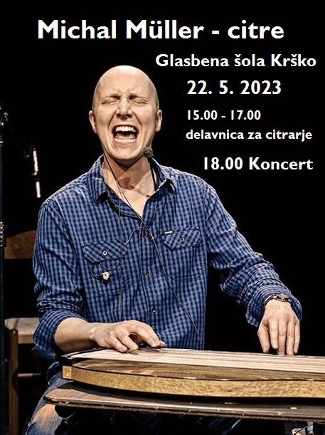 Koncert češkega citrarja Michala Mullerja