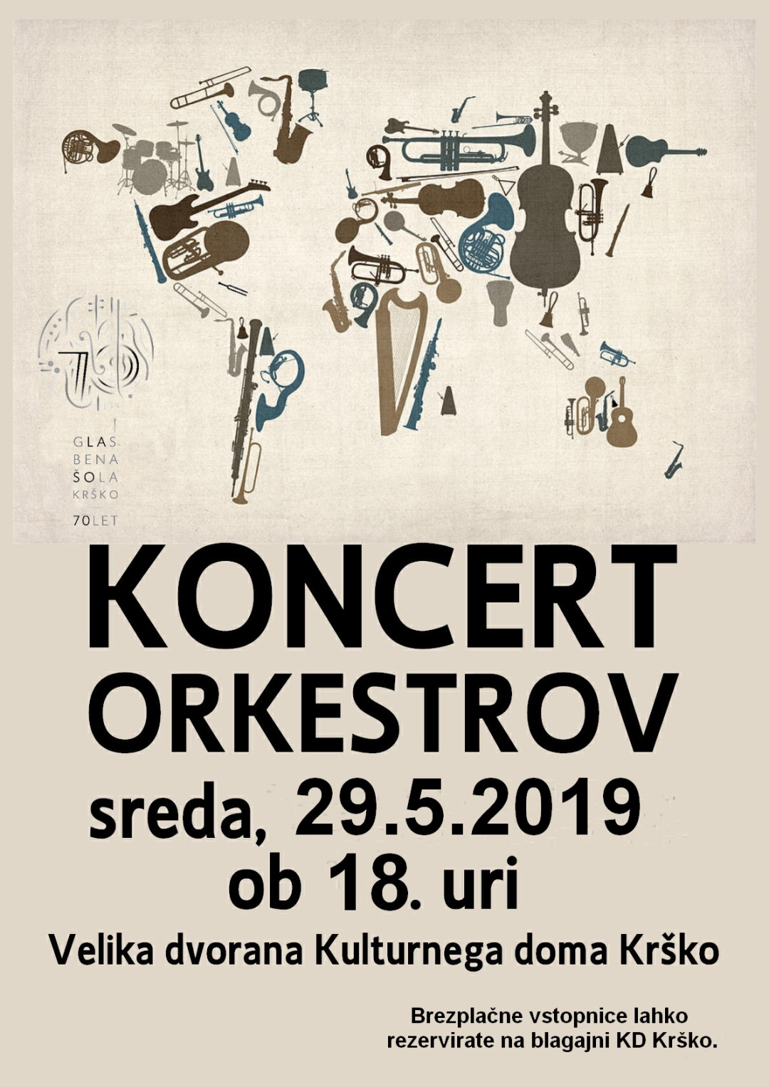 Koncert orkestrov Glasbene šole Krško