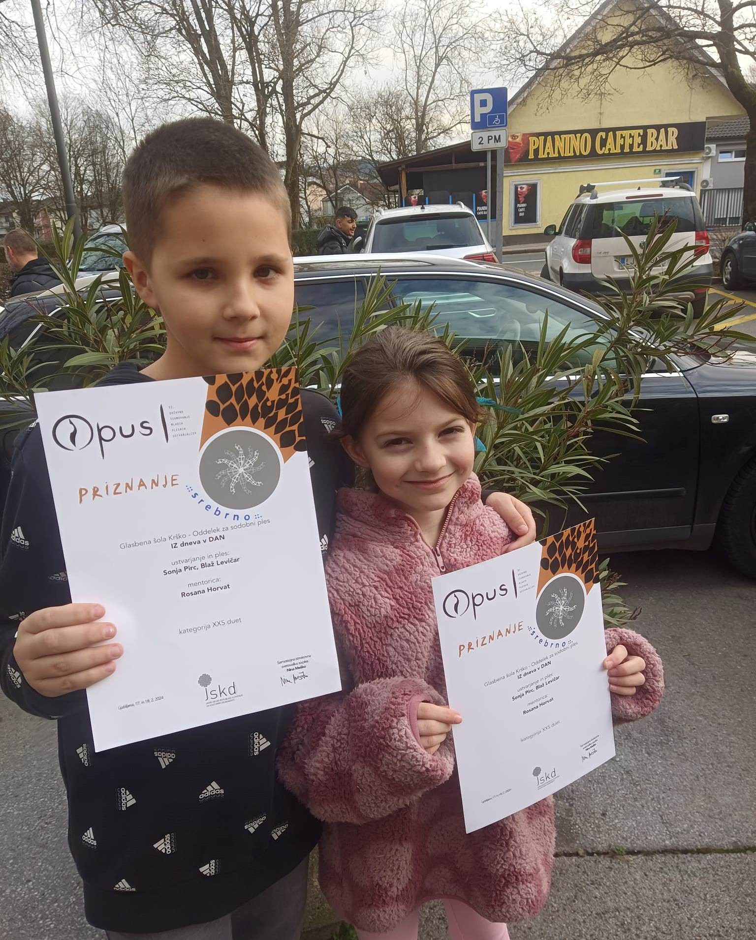 Naši plesalci na tekmovanju OPUS 1