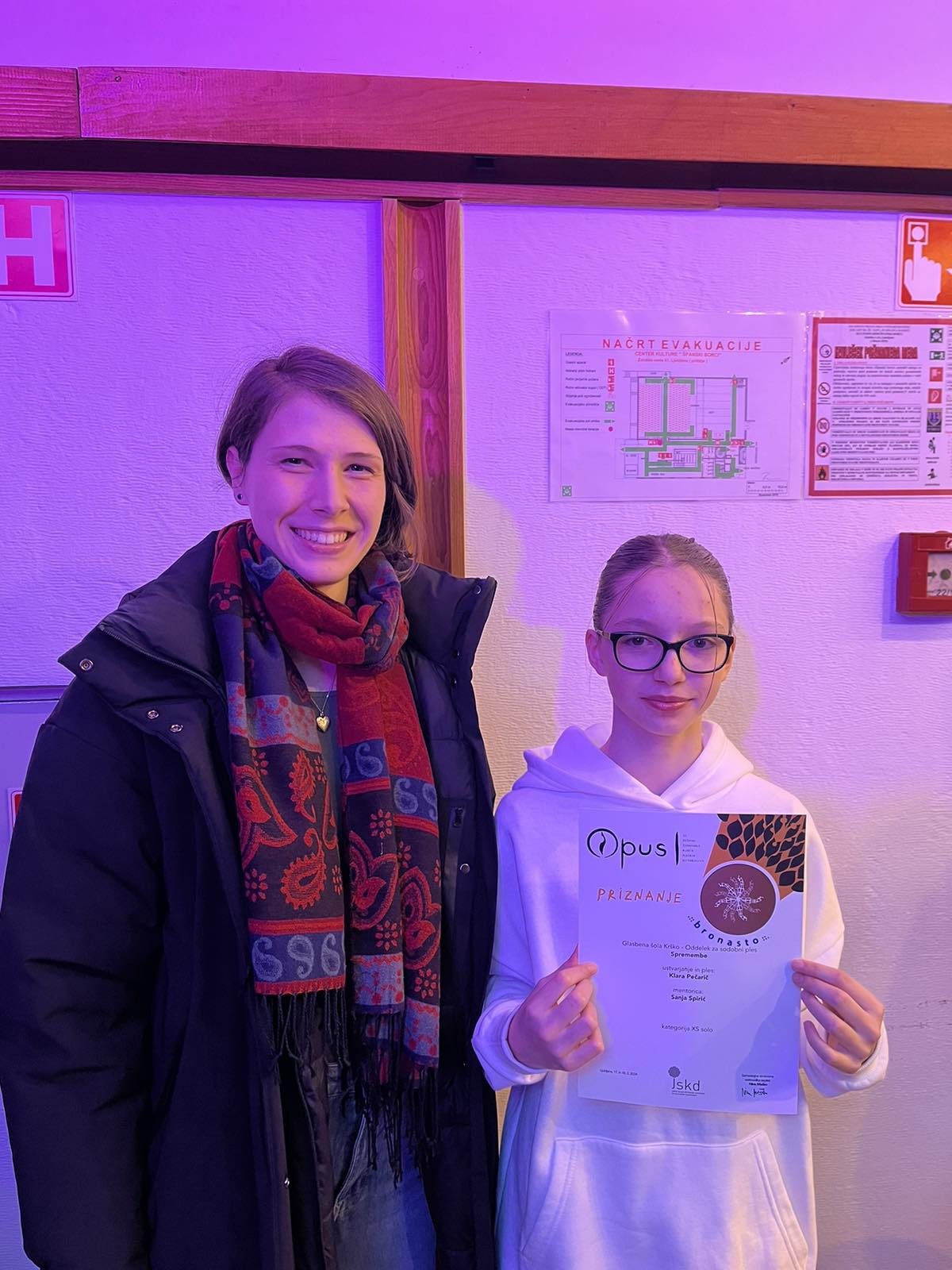 Naši plesalci na tekmovanju OPUS 1