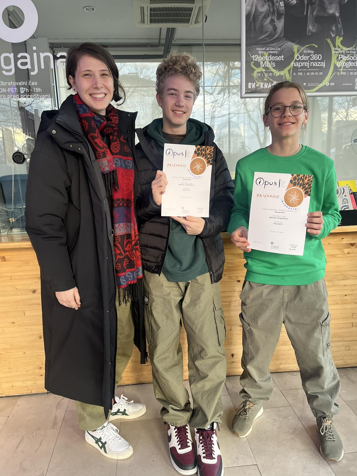 Naši plesalci na tekmovanju OPUS 1