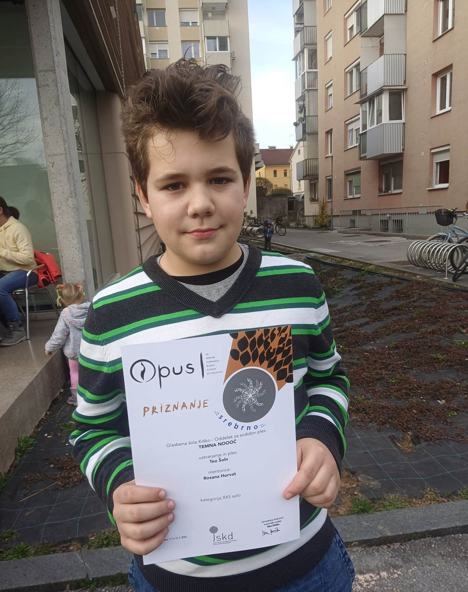 Naši plesalci na tekmovanju OPUS 1