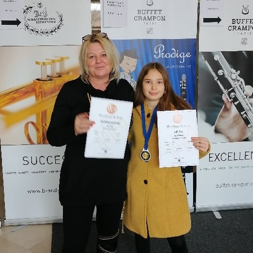 Naši učenci na Mednarodenm tekmovanjuu Woodwind & Brass 2021 v Varaždinu