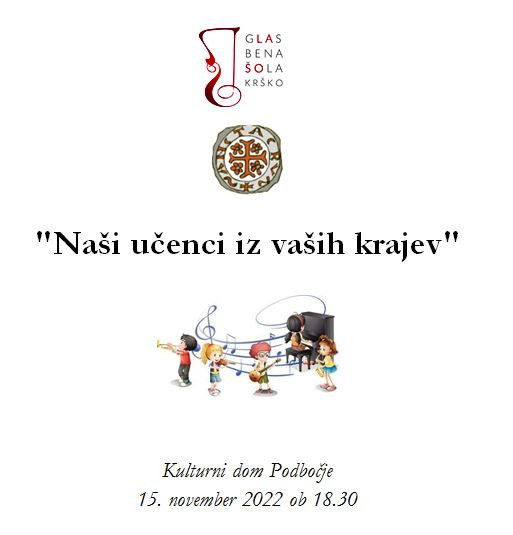 Nastop učencev GŠ Krško iz Podbočja in okolice