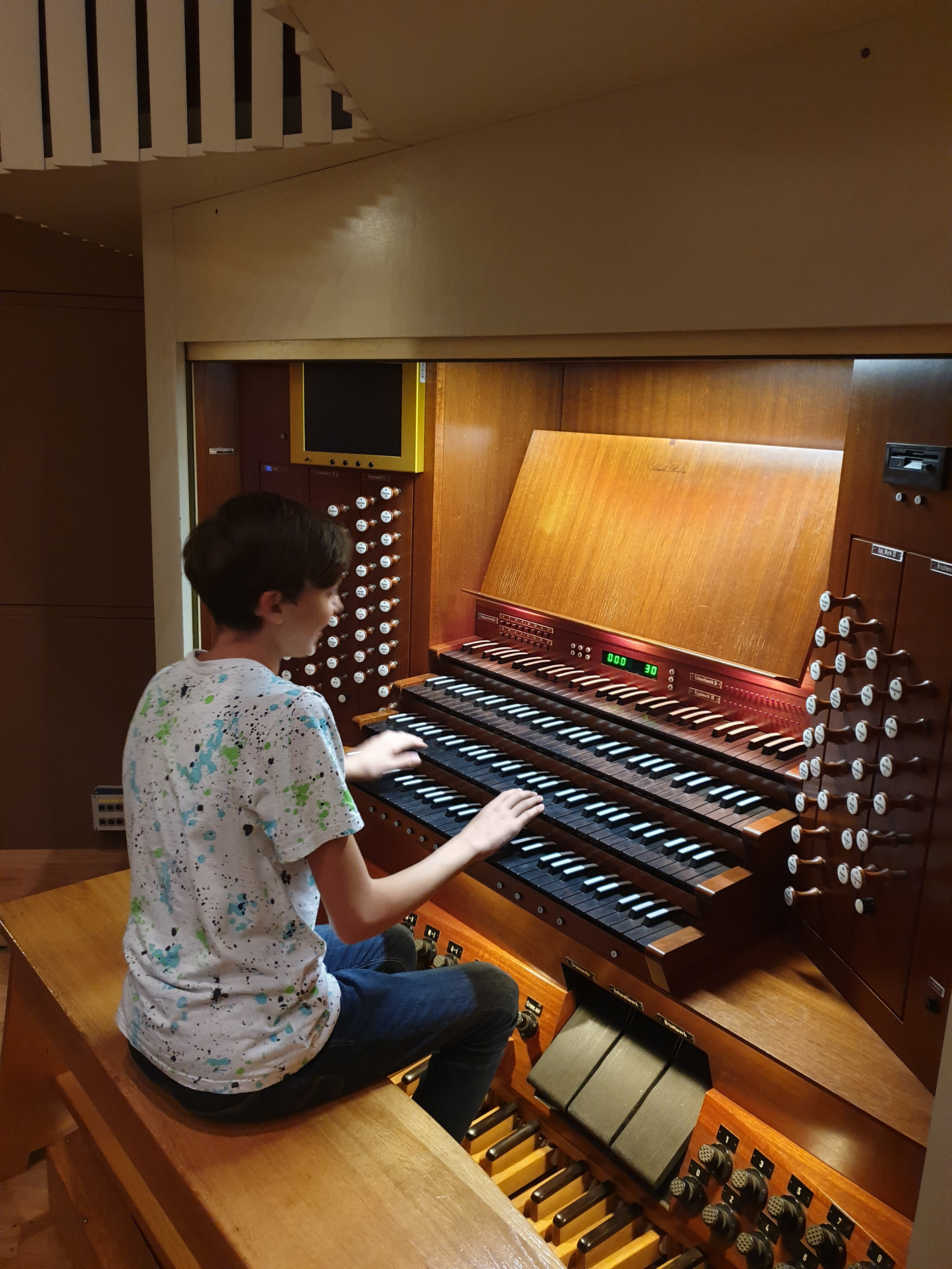 Ogled orgel v Ljubljani