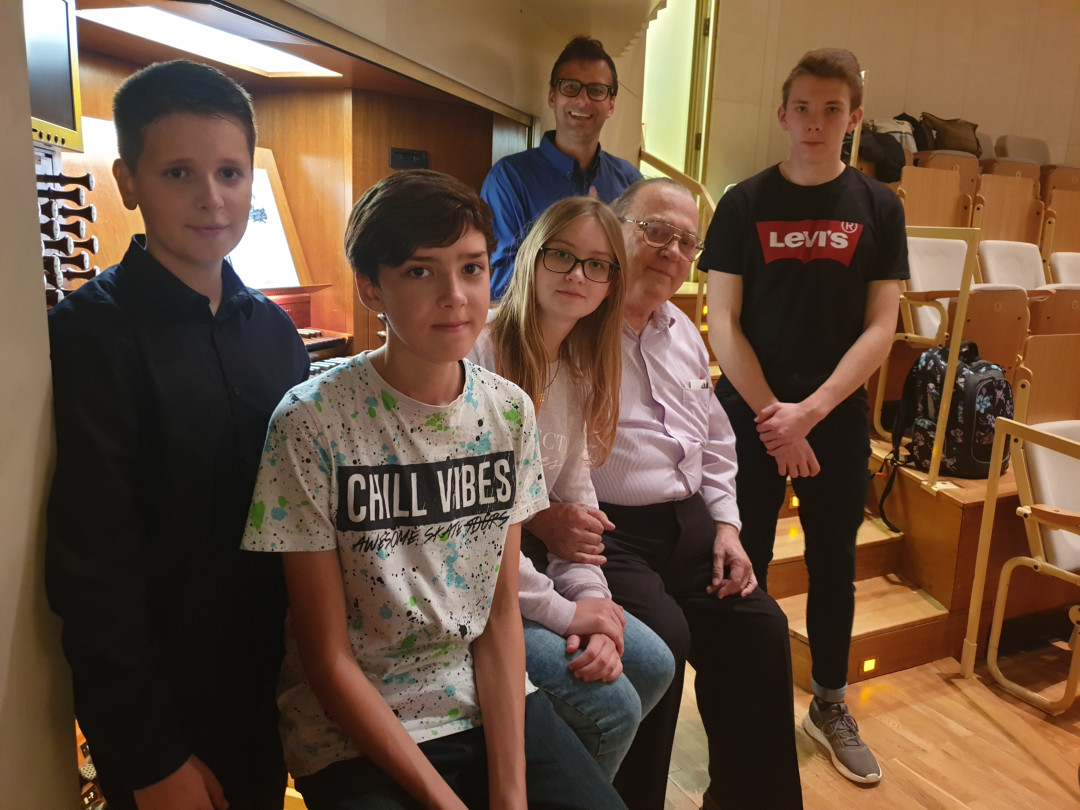 Ogled orgel v Ljubljani