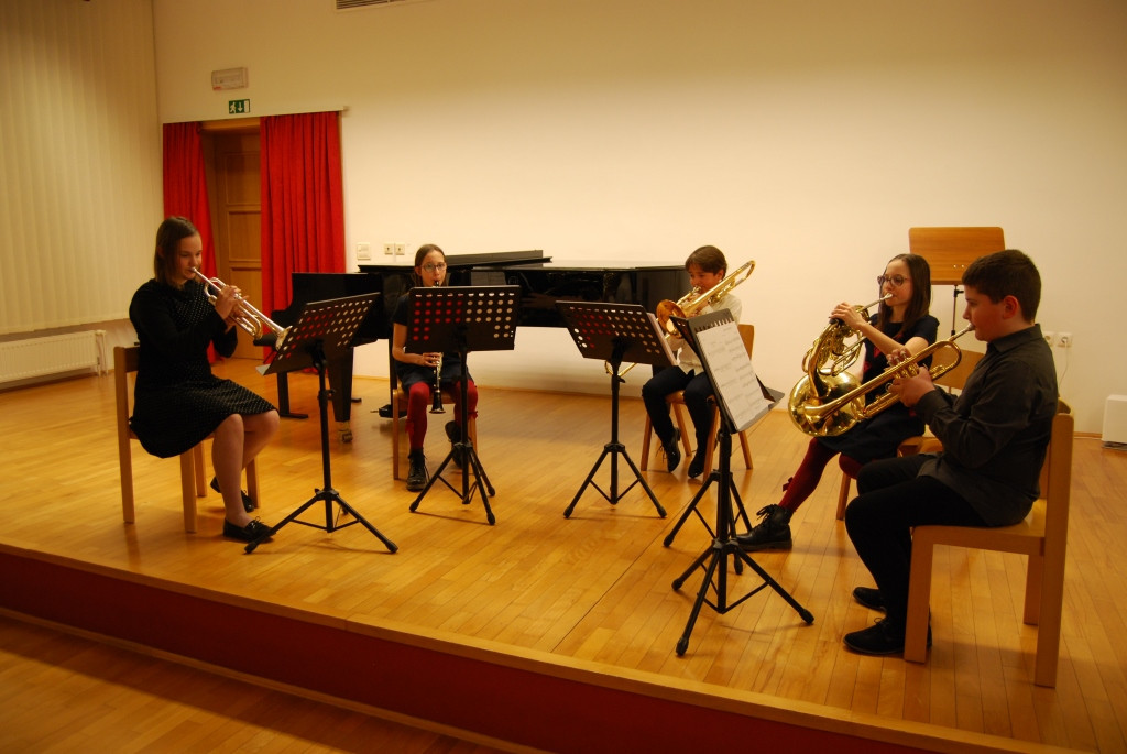 Skupni koncert učencev  Glazbene škole Zlatka Grgoševića Sesvete  in Glasbene šole Krško