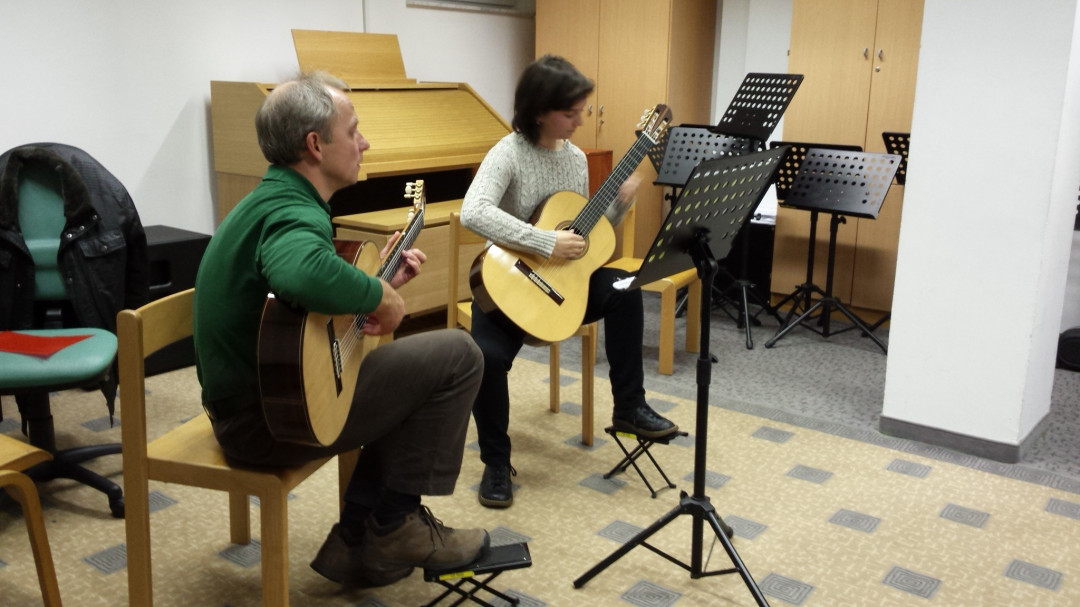 Utrinki s seminarja za kitaro