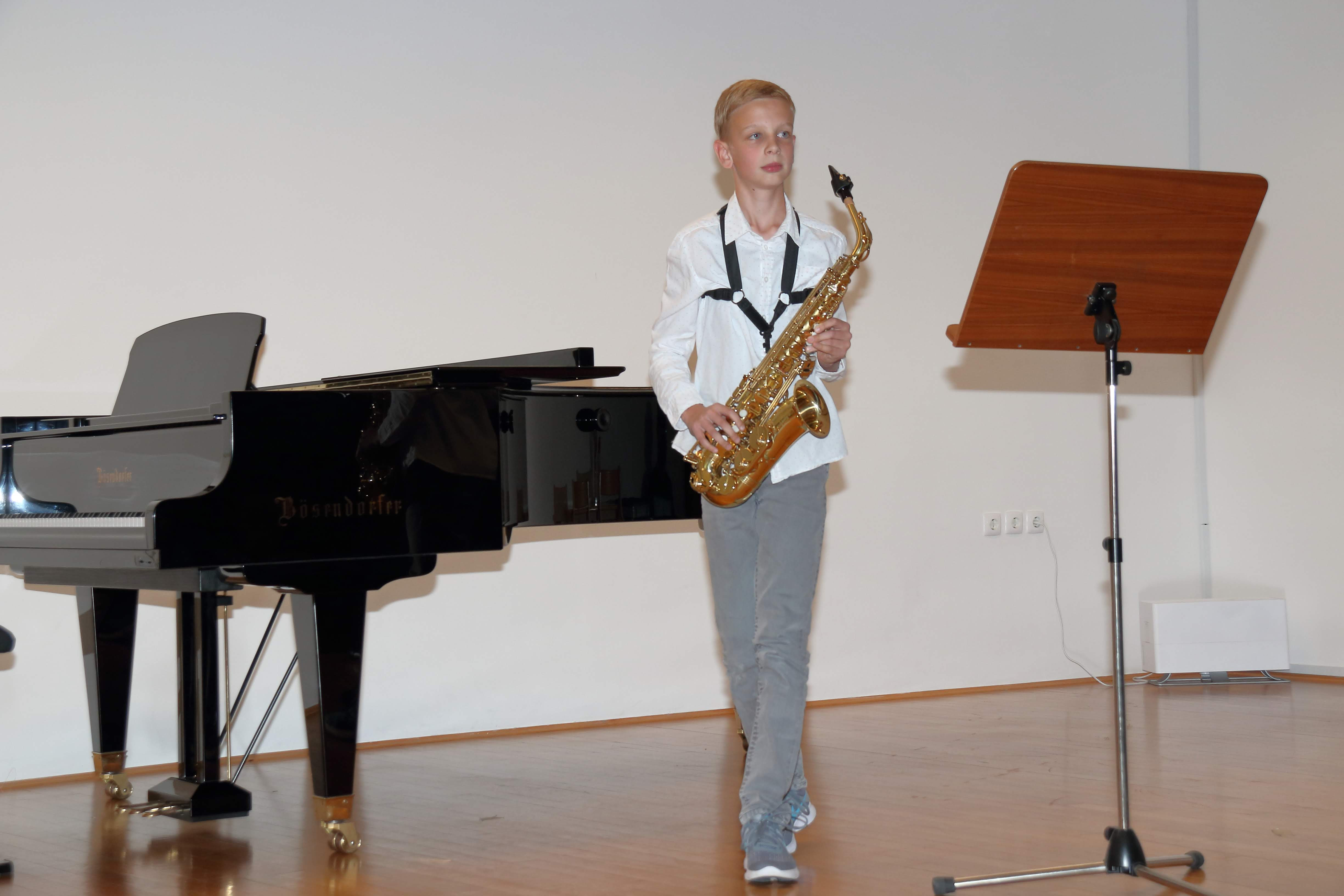 Zaključni nastop pihalnega oddelka