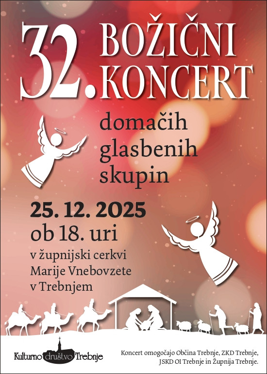 32. tradicionalni božični koncert domačih glasbenih skupin