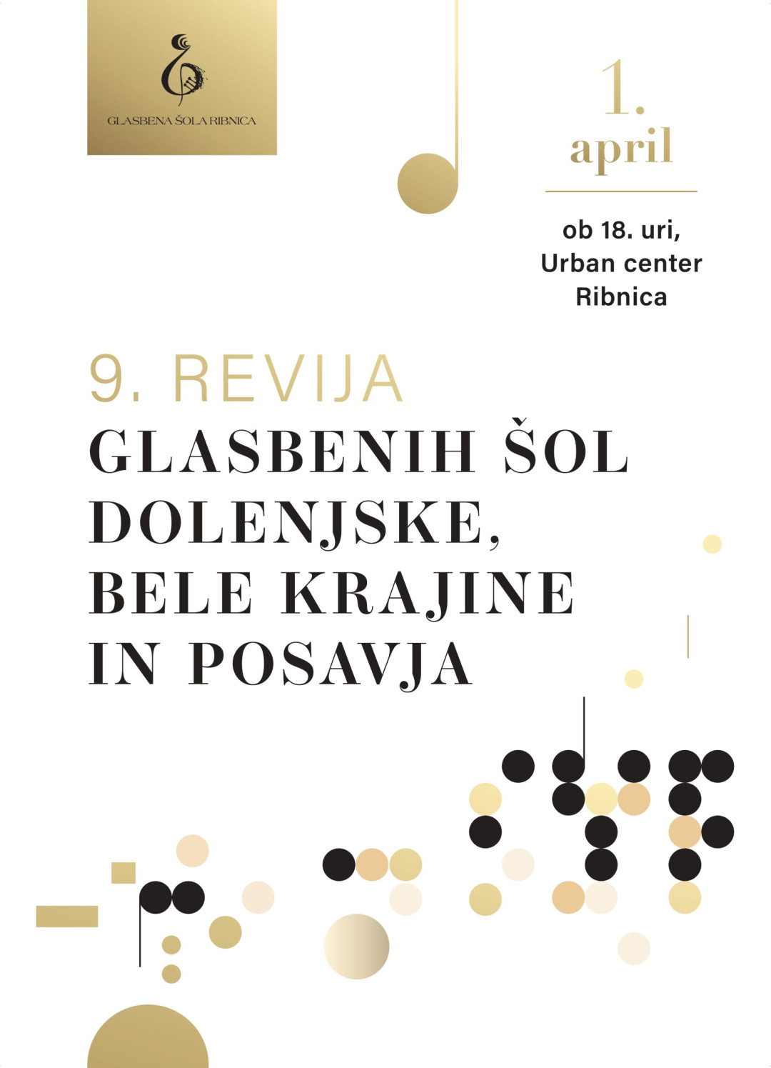 9. revija glasbenih šol Dolenjske, Bele krajine in Posavja 2026