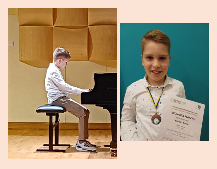 Bronasta plaketa na 6. mednarodnem tekmovanju CELEIA 2025