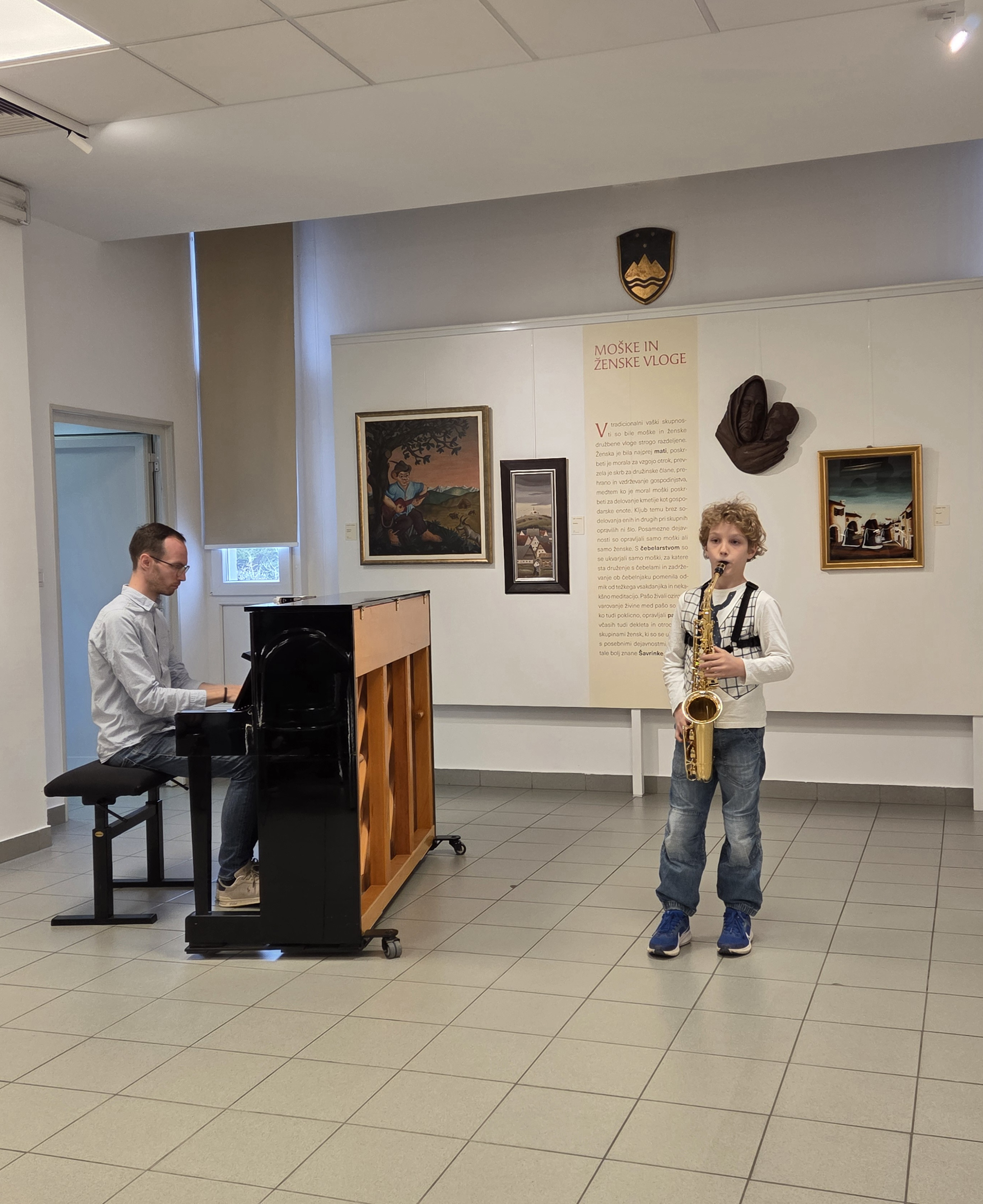 Četrti koncert iz cikla Mladi glasbeniki nastopajo v galeriji