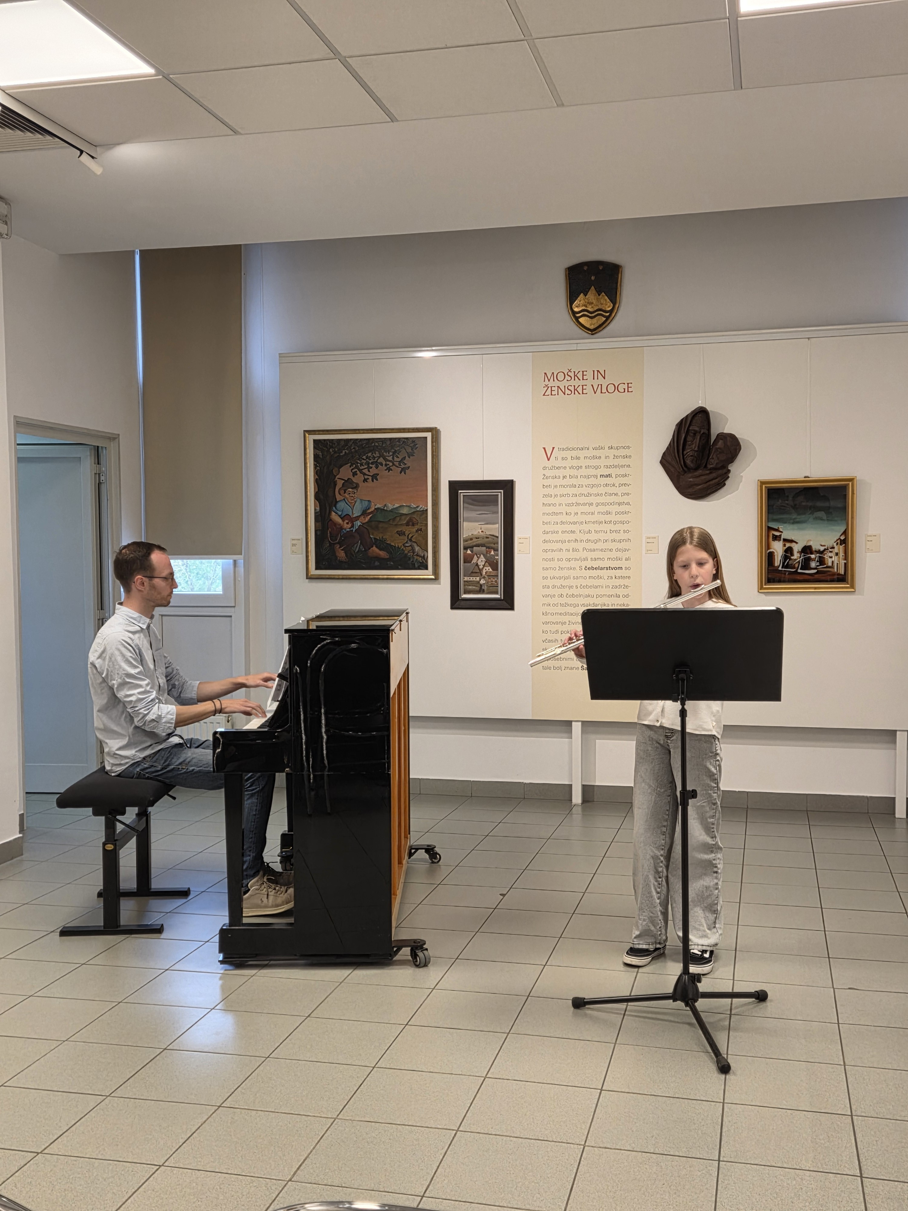 Četrti koncert iz cikla Mladi glasbeniki nastopajo v galeriji