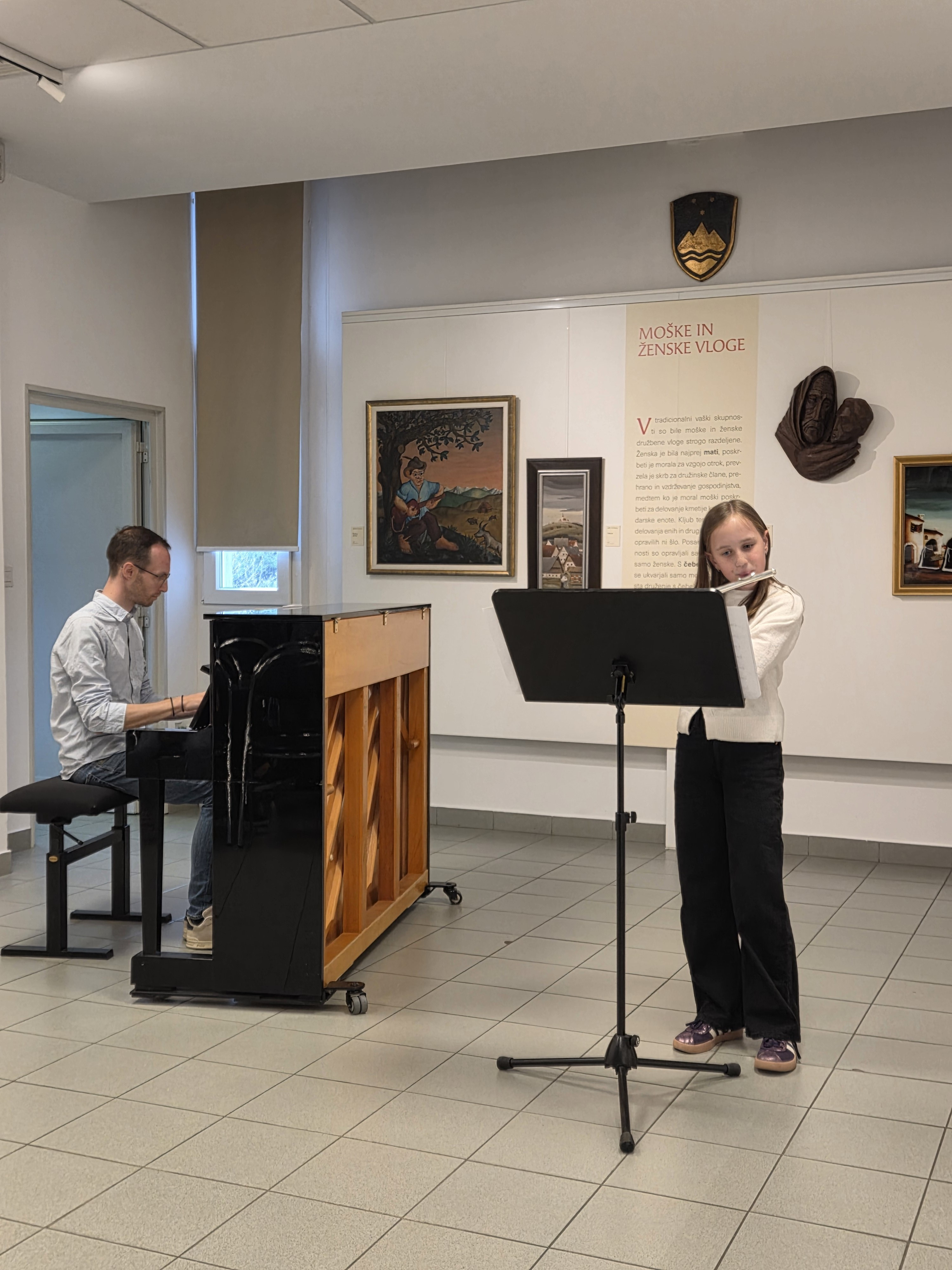 Četrti koncert iz cikla Mladi glasbeniki nastopajo v galeriji