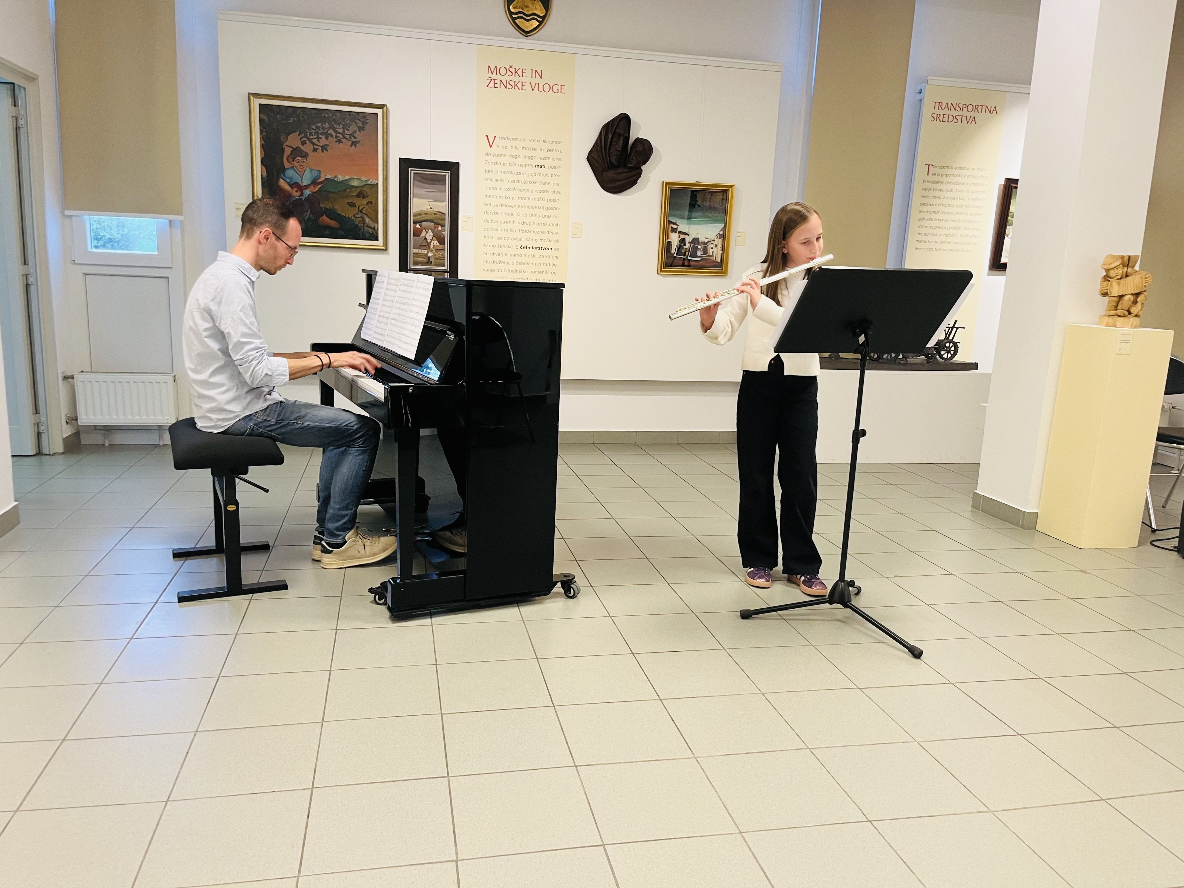 Četrti koncert iz cikla Mladi glasbeniki nastopajo v galeriji