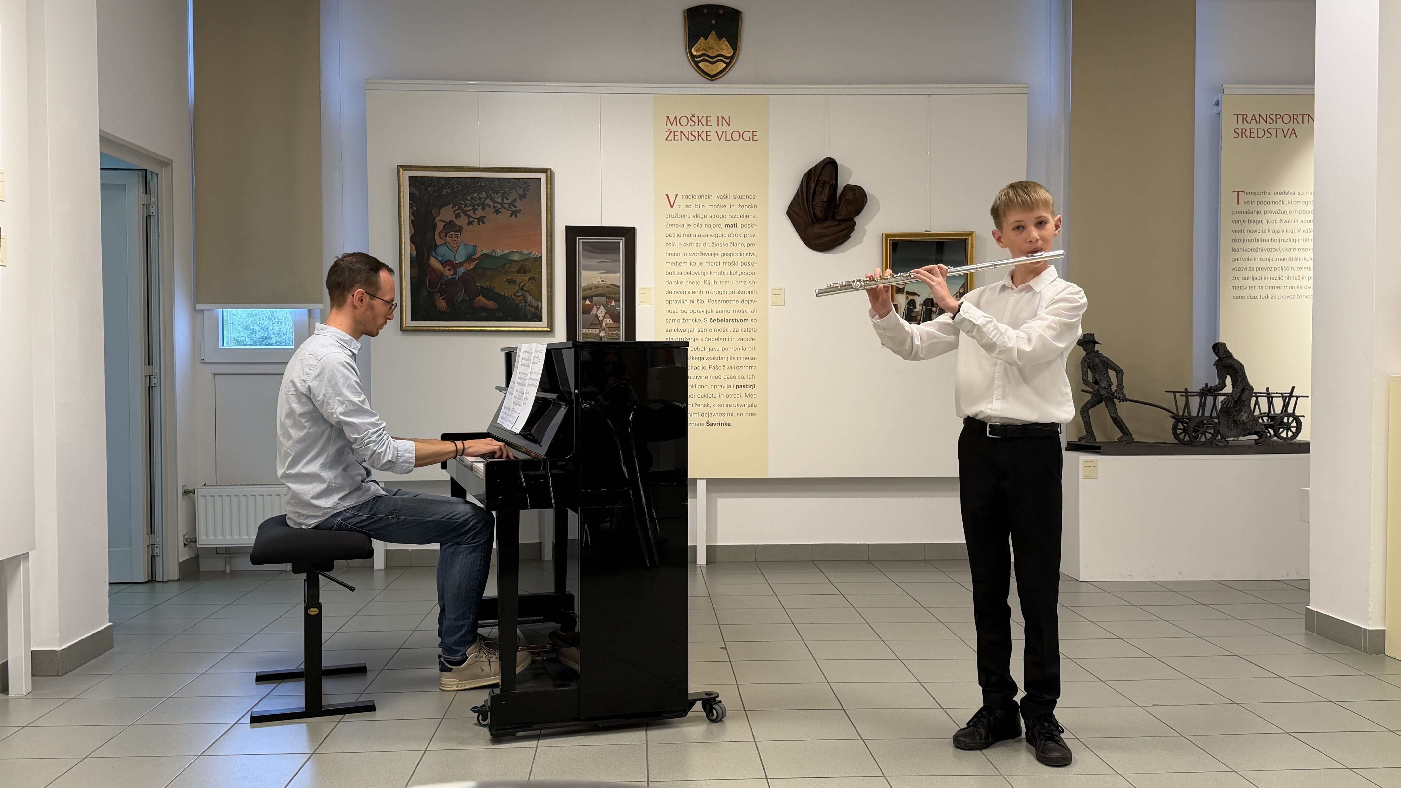 Četrti koncert iz cikla Mladi glasbeniki nastopajo v galeriji