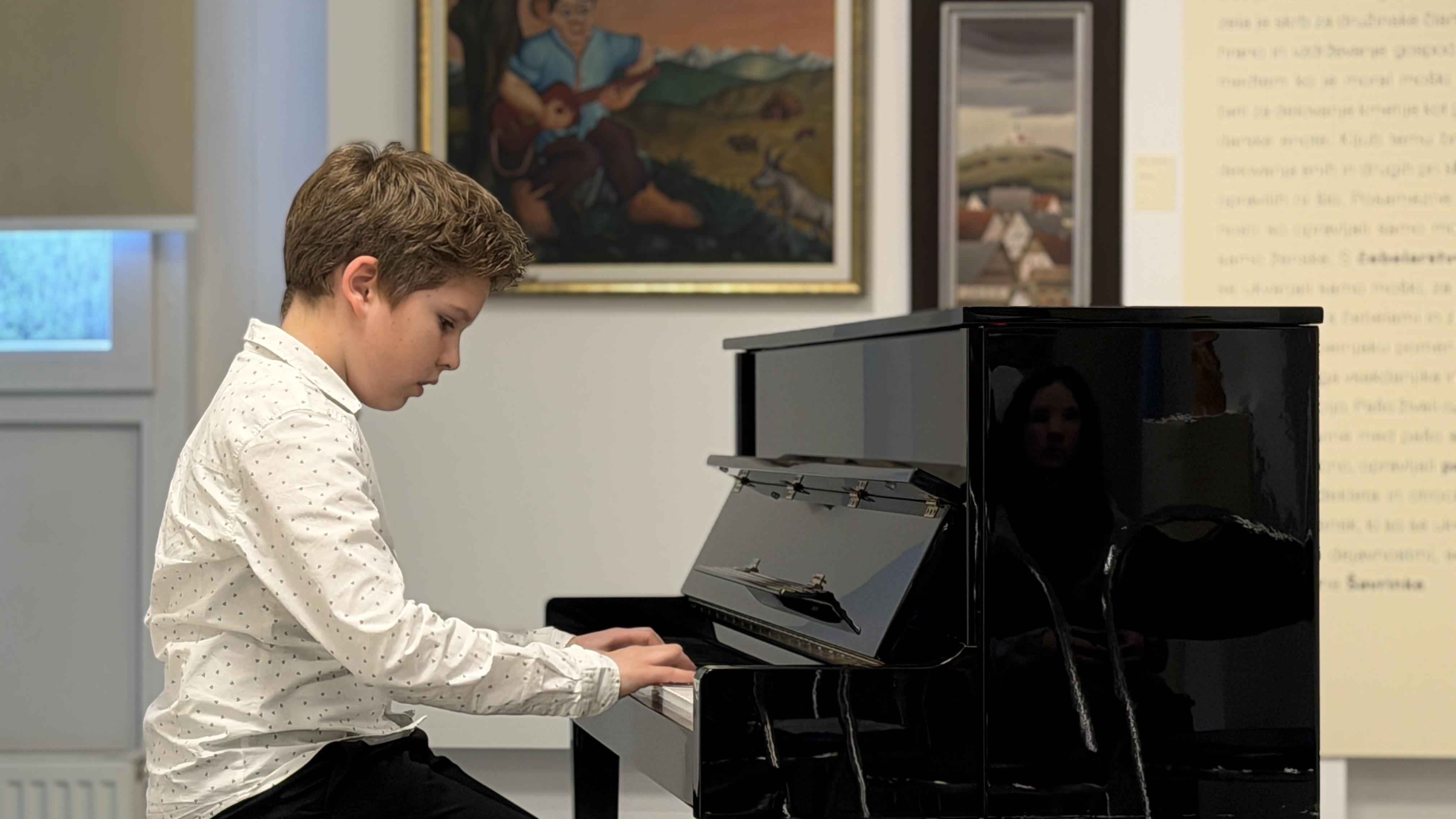 Četrti koncert iz cikla Mladi glasbeniki nastopajo v galeriji