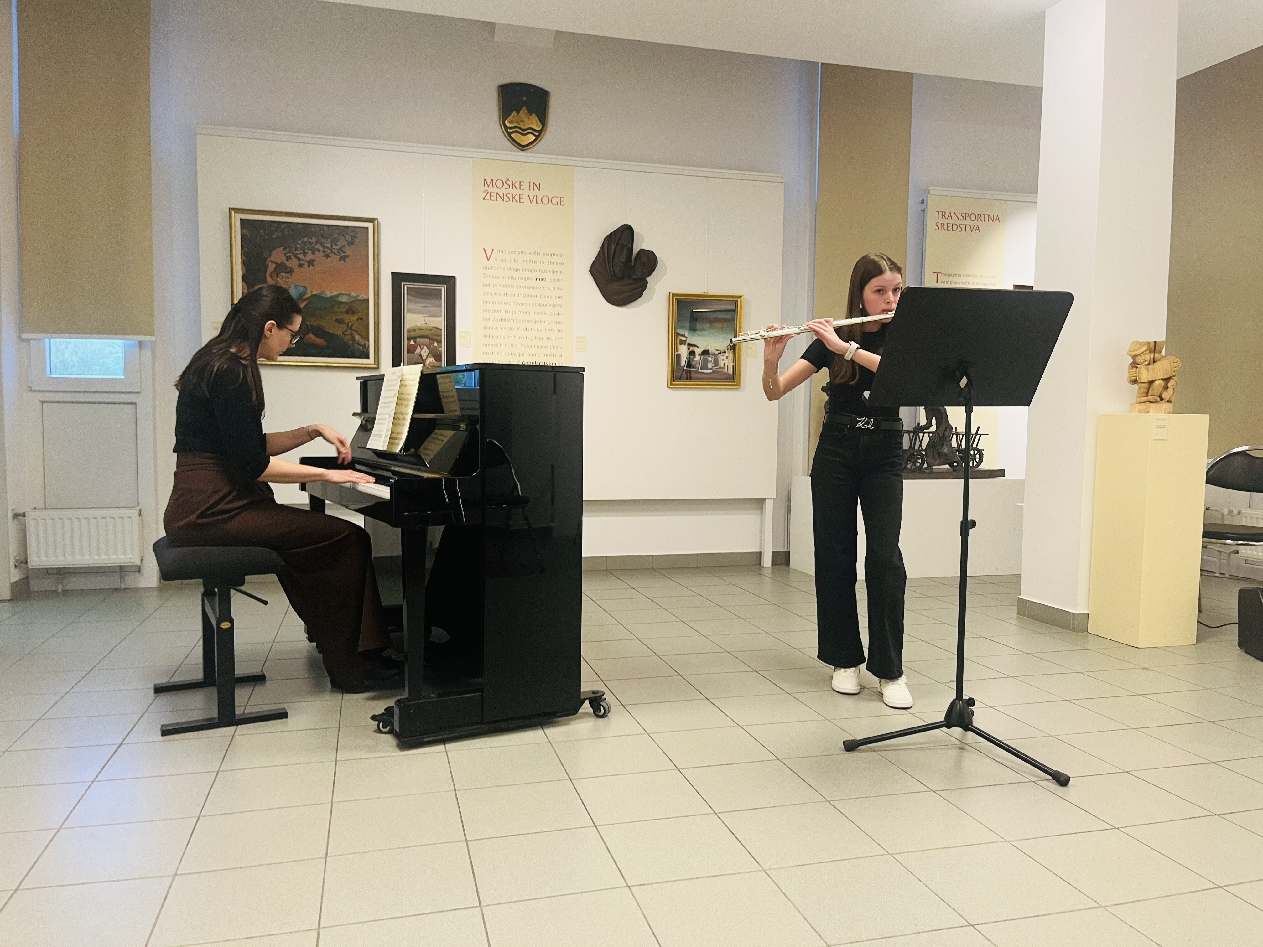 Četrti koncert iz cikla Mladi glasbeniki nastopajo v galeriji