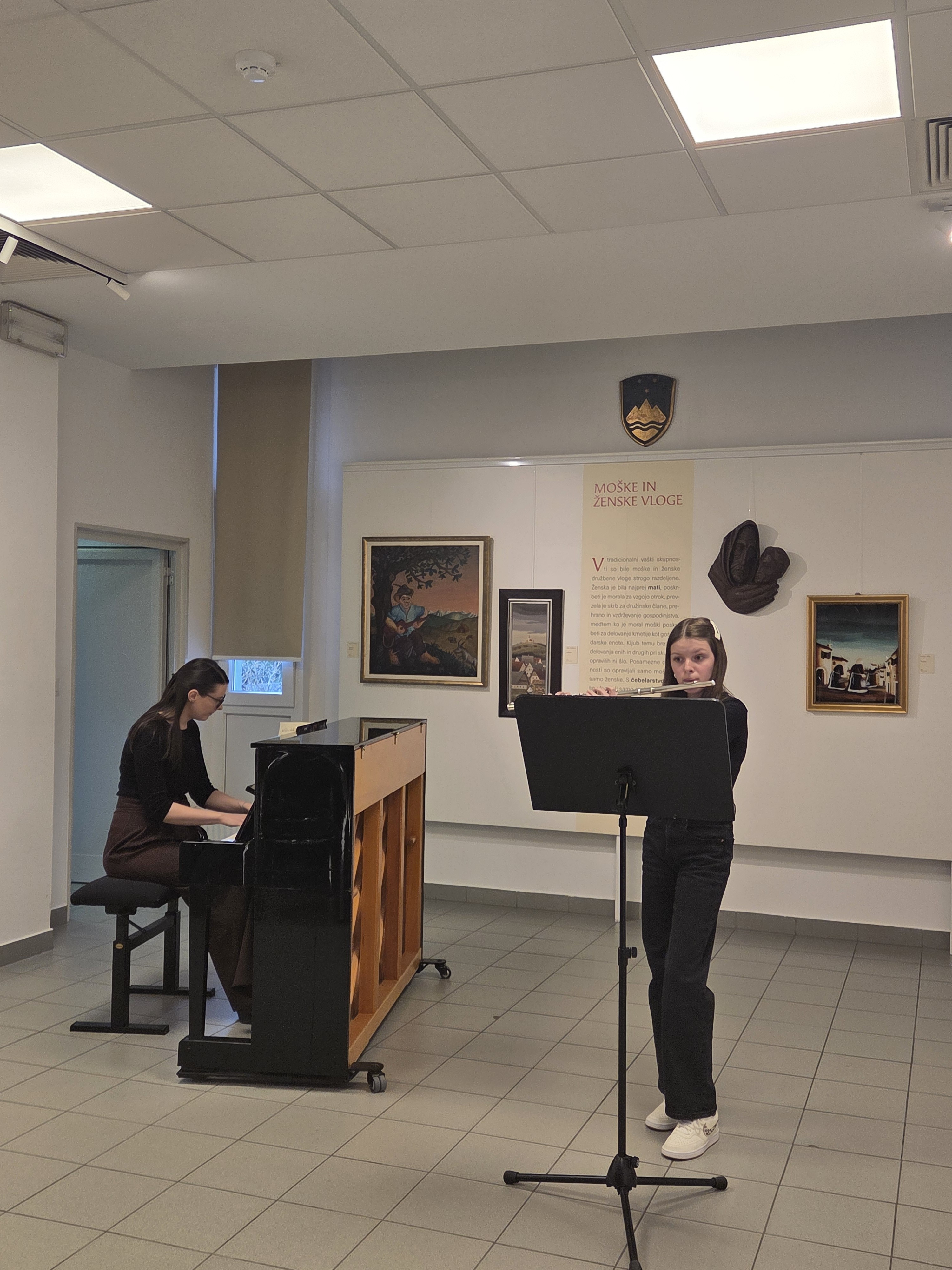 Četrti koncert iz cikla Mladi glasbeniki nastopajo v galeriji