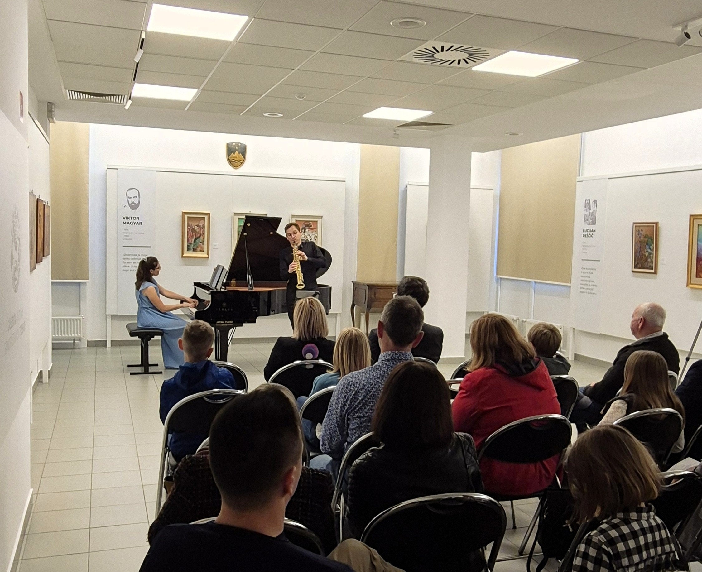 Četrtkova sozvočja, 3. koncert: Jan Gričar, saksofon in Neža Bregar, klavir