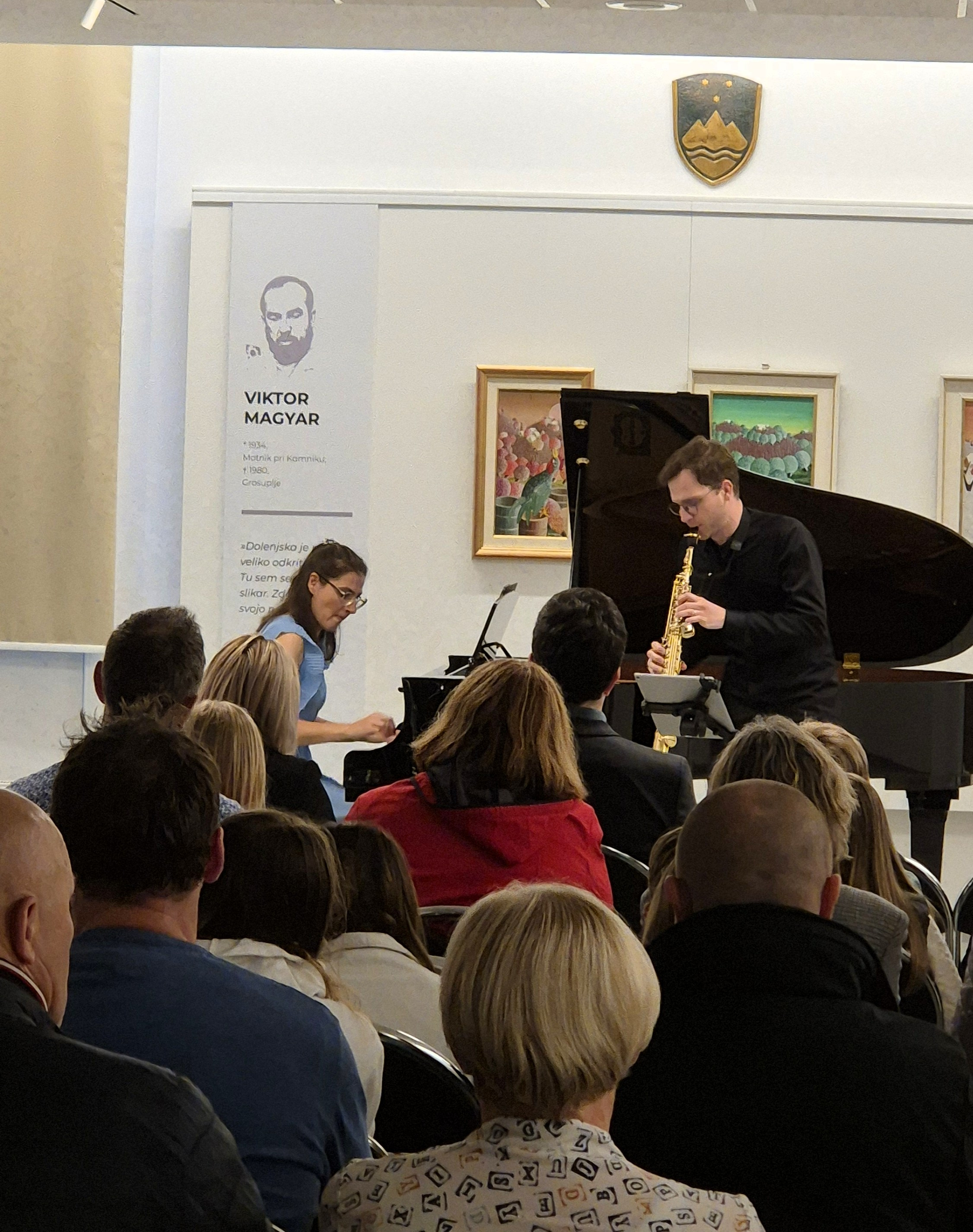 Četrtkova sozvočja, 3. koncert: Jan Gričar, saksofon in Neža Bregar, klavir