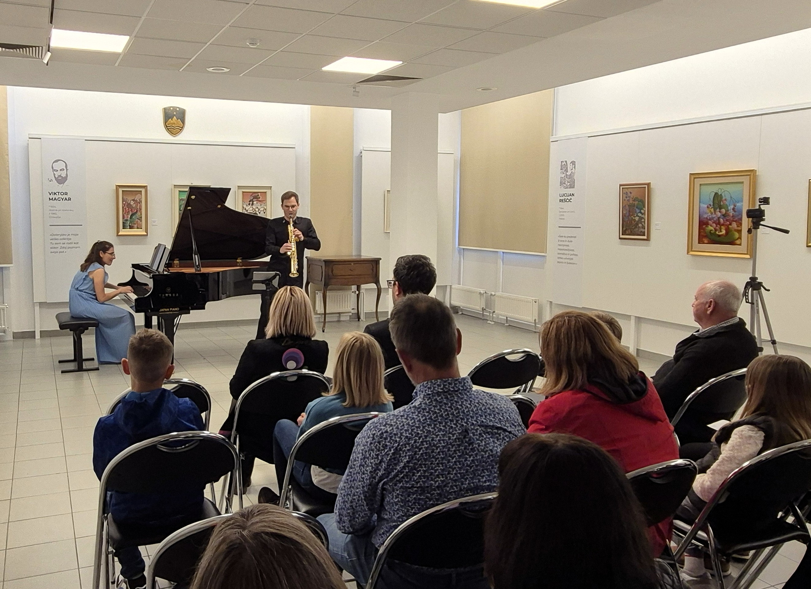 Četrtkova sozvočja, 3. koncert: Jan Gričar, saksofon in Neža Bregar, klavir