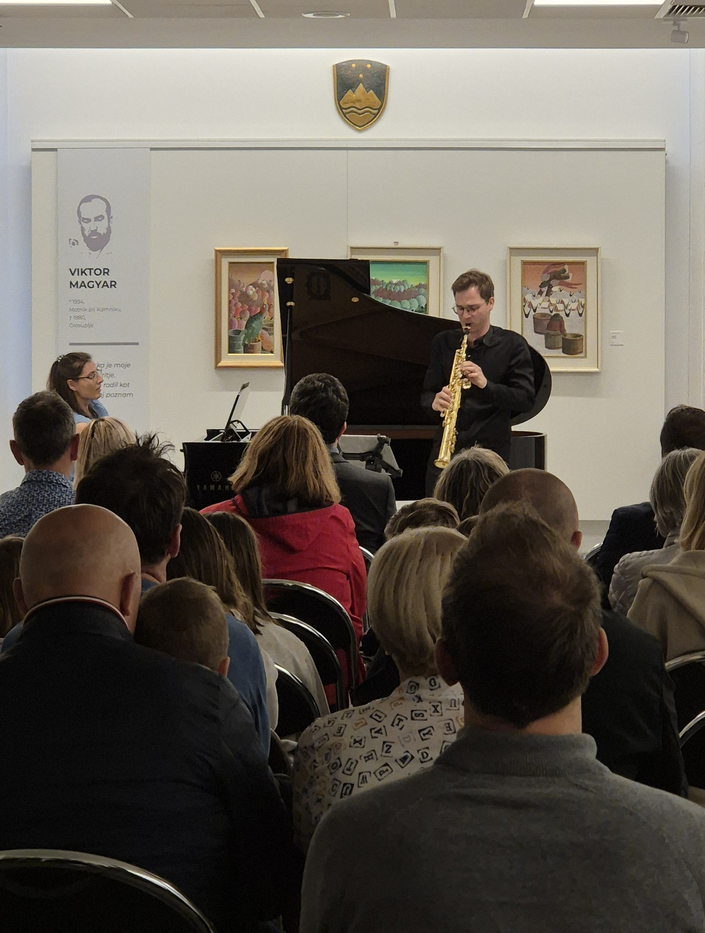 Četrtkova sozvočja, 3. koncert: Jan Gričar, saksofon in Neža Bregar, klavir